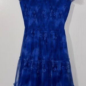 Elegant Blue Women’s Dress